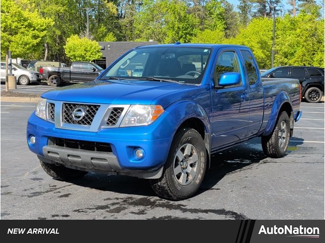 Metallic Blue 2013 Nissan Frontier PRO-4X King Cab 4WD Pickup Truck Four-Wheel Drive Automatic