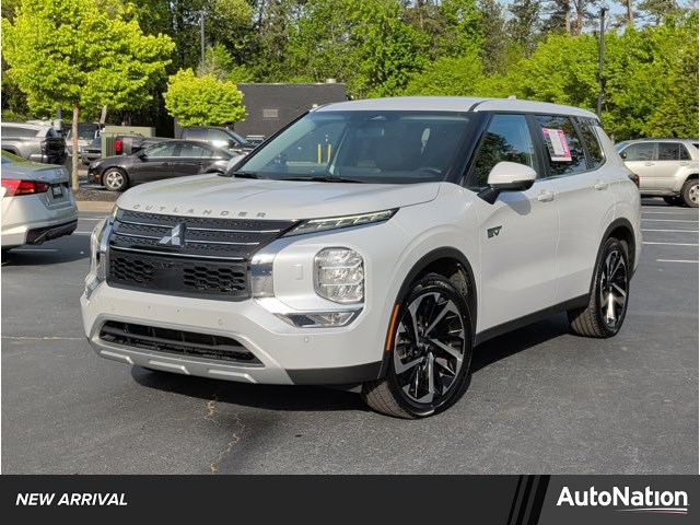 Black 2024 Mitsubishi Outlander Hybrid Plug-in SE S-AWC SUV / Crossover All-Wheel Drive Automatic