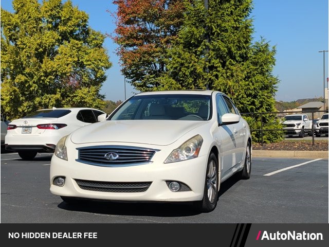 Moonlight White 2013 INFINITI G37 Sedan Rear-Wheel Drive Automatic