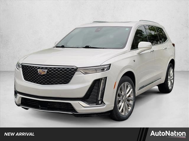 Crystal White Tricoat 2020 Cadillac XT6 Premium Luxury AWD SUV / Crossover Four-Wheel Drive 9-Speed Automatic