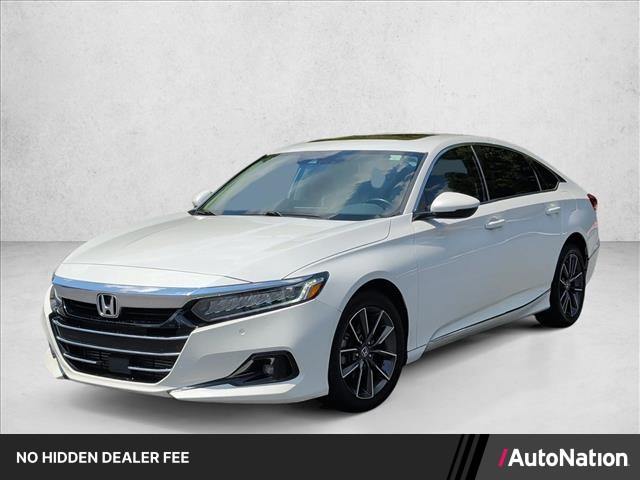 Black 2021 Honda Accord Sedan Front-Wheel Drive Automatic