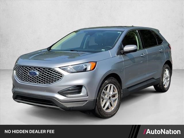 Iconic Silver Metallic 2024 Ford Edge SUV / Crossover All-Wheel Drive 8-Speed Automatic