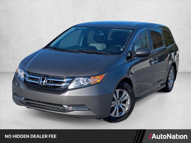 Silver/Gray 2016 Honda Odyssey EX-L FWD Minivan Front-Wheel Drive Automatic
