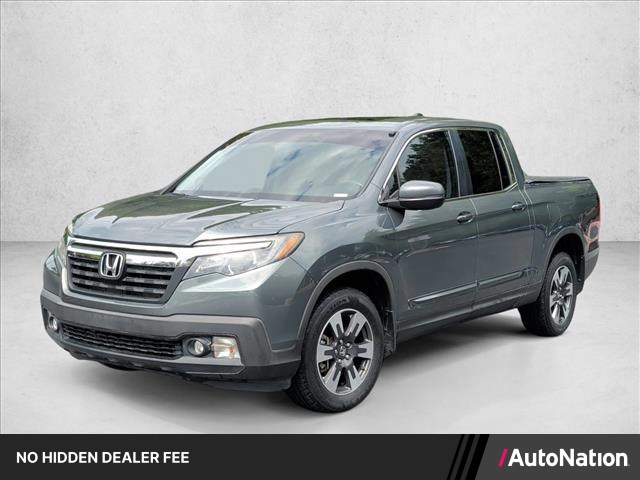 Gray (Modern Steel Metallic) 2019 Honda Ridgeline Pickup Truck All-Wheel Drive 6-Speed Automatic