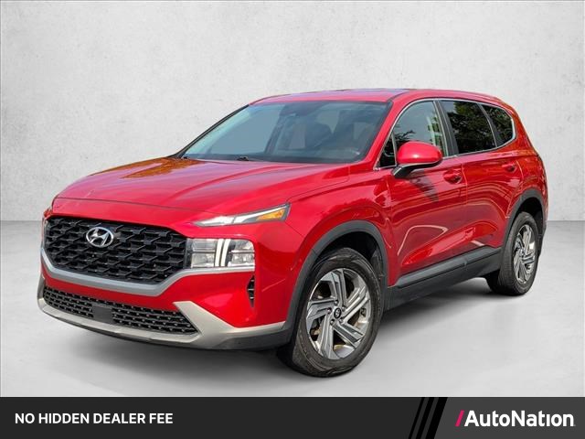 Calypso Red 2021 Hyundai Santa Fe SE FWD SUV / Crossover Front-Wheel Drive Automatic
