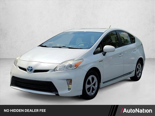 White (Blizzard Pearl) 2012 Toyota Prius Three Hatchback Front-Wheel Drive Automatic