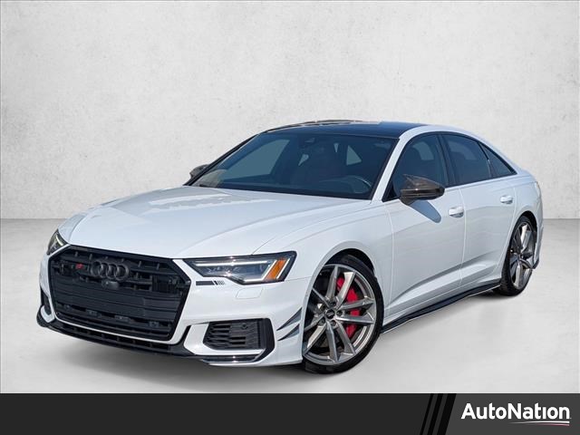 White 2020 Audi S6 2.9T quattro Premium Plus AWD Sedan All-Wheel Drive 7-Speed Automatic