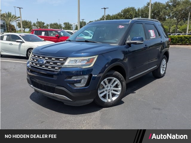Blue Jeans Metallic 2017 Ford Explorer SUV / Crossover Front-Wheel Drive Automatic