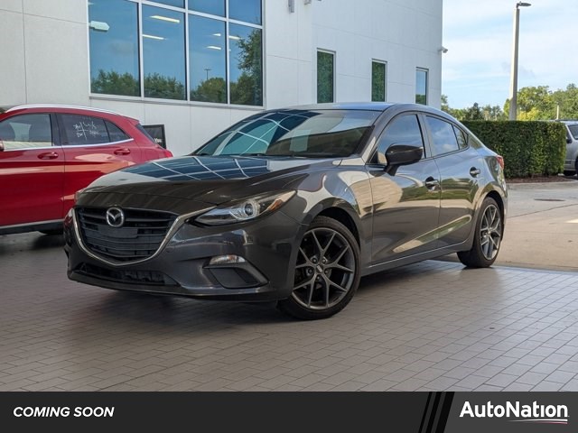 Silver/Gray 2015 Mazda MAZDA3 i Sport Sedan Front-Wheel Drive 6-Speed Automatic