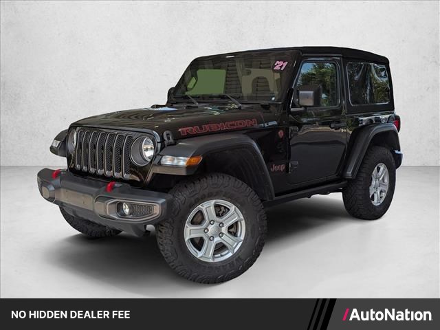 Black Clearcoat 2021 Jeep Wrangler SUV / Crossover Four-Wheel Drive 6-Speed Manual