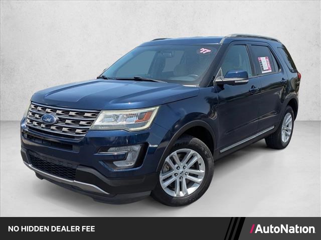 Blue Jeans Metallic 2017 Ford Explorer SUV / Crossover Front-Wheel Drive Automatic