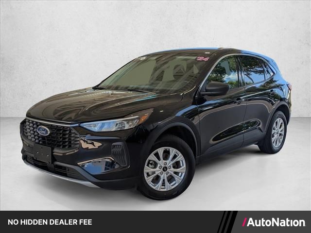 Agate Black Metallic 2024 Ford Escape SUV / Crossover All-Wheel Drive 8-Speed Automatic