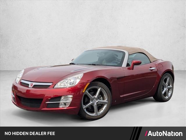 Ruby Red 2009 Saturn Sky Roadster Convertible Rear-Wheel Drive 5-Speed Automatic