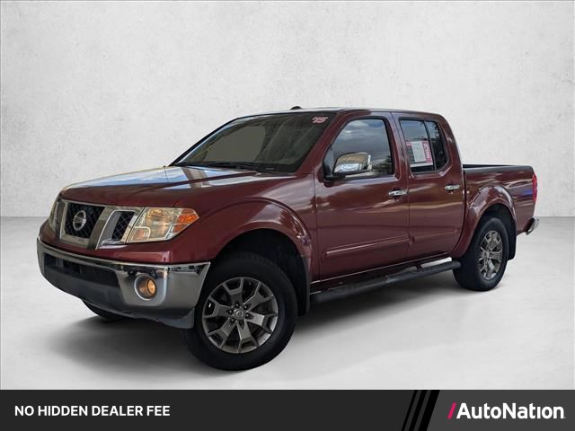 Red 2015 Nissan Frontier Pickup Truck Four-Wheel Drive Automatic
