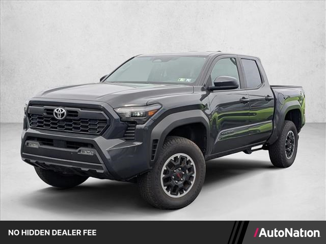Black 2025 Toyota Tacoma TRD Off-Road Double Cab 4WD Pickup Truck Four-Wheel Drive Automatic
