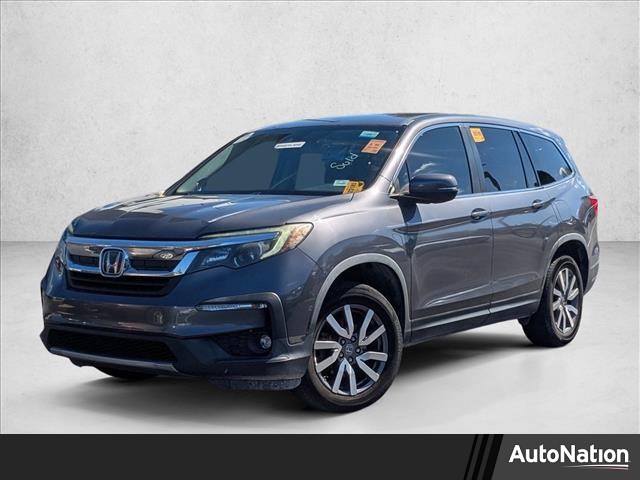 Gray (Modern Steel Metallic) 2020 Honda Pilot EX FWD SUV / Crossover Front-Wheel Drive Automatic