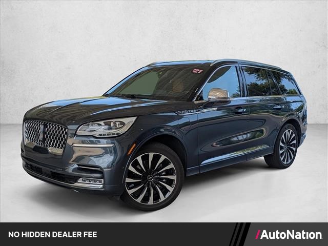 Flight Blue 2021 Lincoln Aviator SUV / Crossover All-Wheel Drive Automatic