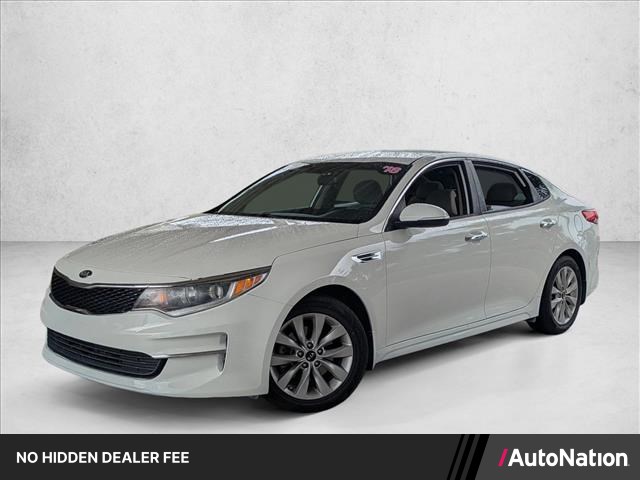 Snow White Pearl 2018 Kia Optima Sedan Front-Wheel Drive Automatic
