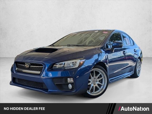 Lapis Blue Pearl 2016 Subaru WRX Sedan All-Wheel Drive 6-Speed Manual