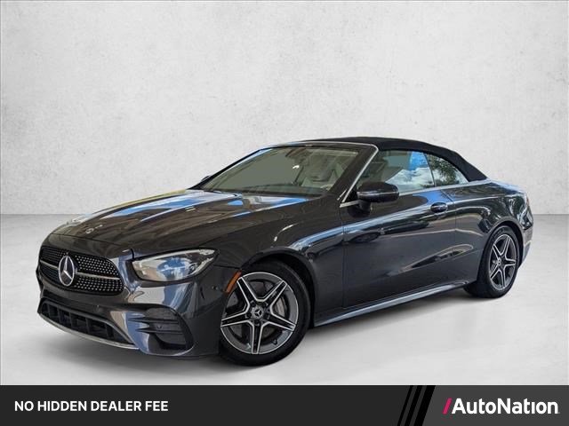 Gray (Graphite Grey Metallic) 2021 Mercedes-Benz E-Class Convertible Rear-Wheel Drive Automatic