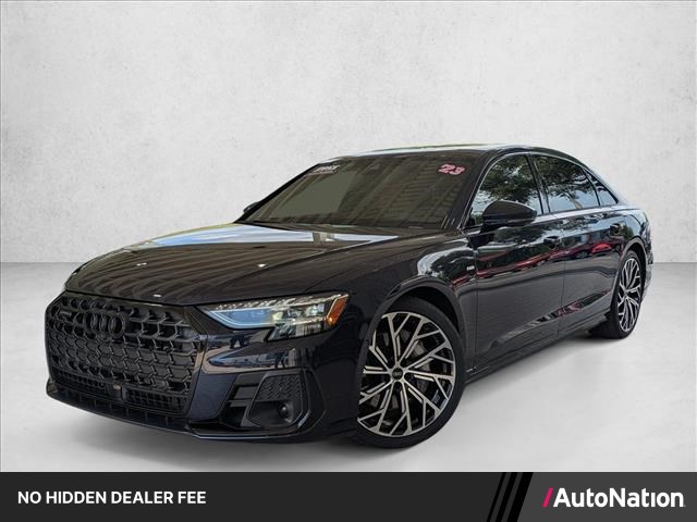 Blue 2023 Audi A8 Sedan All-Wheel Drive Automatic