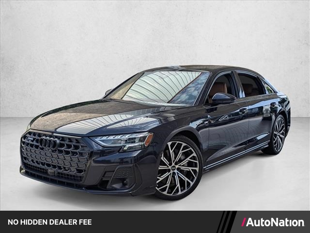 Blue 2023 Audi A8 Sedan All-Wheel Drive Automatic