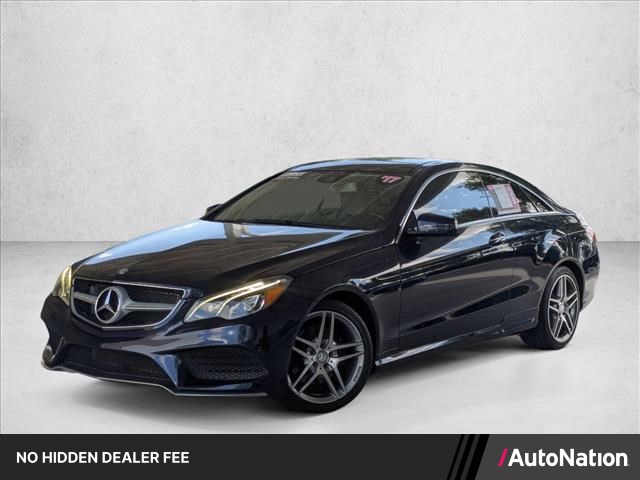 Lunar Blue Metallic 2017 Mercedes-Benz E-Class Coupe Rear-Wheel Drive Automatic