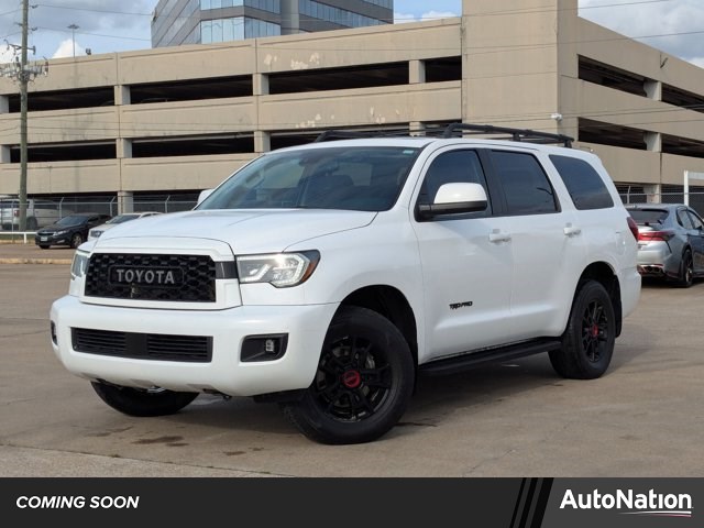 Super White 2021 Toyota Sequoia TRD Pro 4WD SUV / Crossover Four-Wheel Drive 6-Speed Automatic