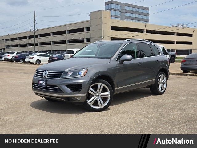 Canyon Gray Metallic 2016 Volkswagen Touareg SUV / Crossover All-Wheel Drive 8-Speed Automatic