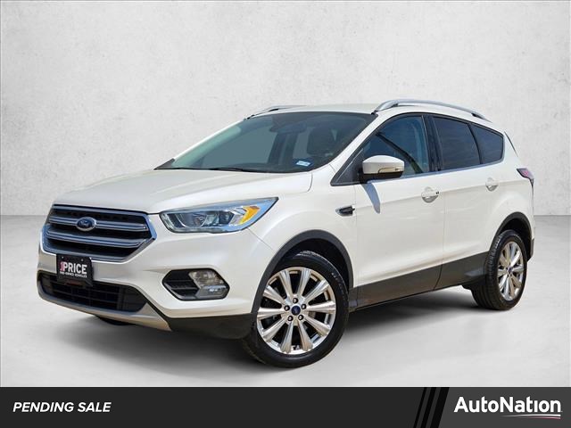 White Platinum Metallic Tri-Coat 2017 Ford Escape Titanium AWD SUV / Crossover All-Wheel Drive 6-Speed Automatic