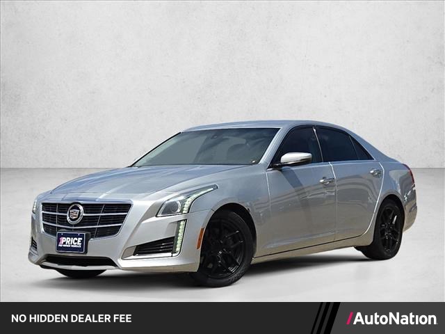 Radiant Silver Metallic 2014 Cadillac CTS Sedan Rear-Wheel Drive 6-Speed Automatic