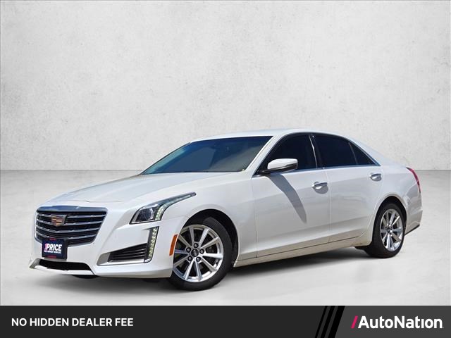 Crystal White Tricoa 2017 Cadillac CTS Sedan Rear-Wheel Drive 8-Speed Automatic