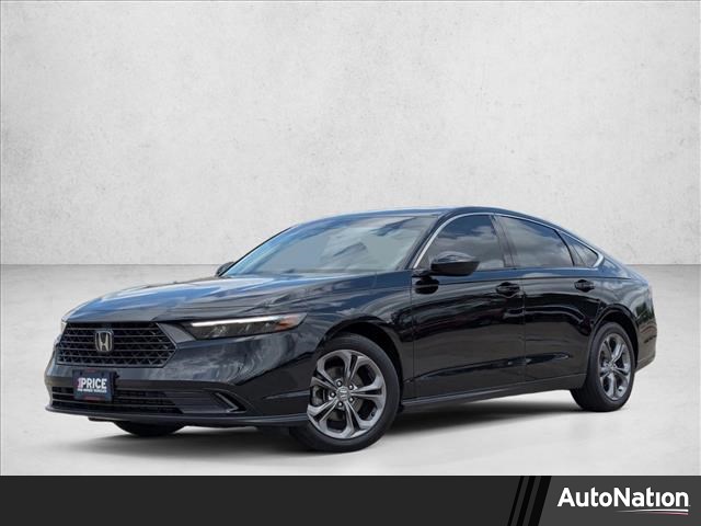 Black 2024 Honda Accord EX FWD Sedan Front-Wheel Drive Automatic