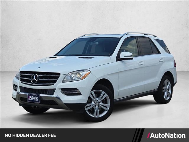Polar White 2015 Mercedes-Benz M-Class SUV / Crossover Rear-Wheel Drive Automatic