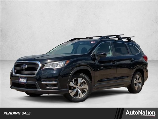 Black 2021 Subaru Ascent Premium 8-Passenger AWD SUV / Crossover All-Wheel Drive Automatic