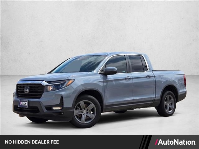 Pacific Pewter Metallic 2023 Honda Ridgeline RTL AWD Pickup Truck All-Wheel Drive Automatic