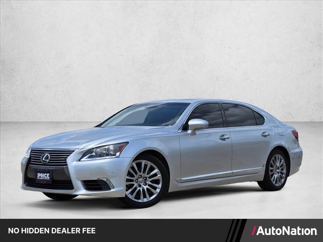 Gray (Liquid Platinum) 2014 Lexus LS Sedan Rear-Wheel Drive Automatic
