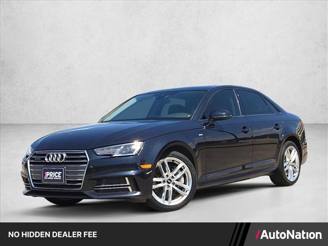 Moonlight Blue Metallic 2017 Audi A4 Sedan All-Wheel Drive Automatic