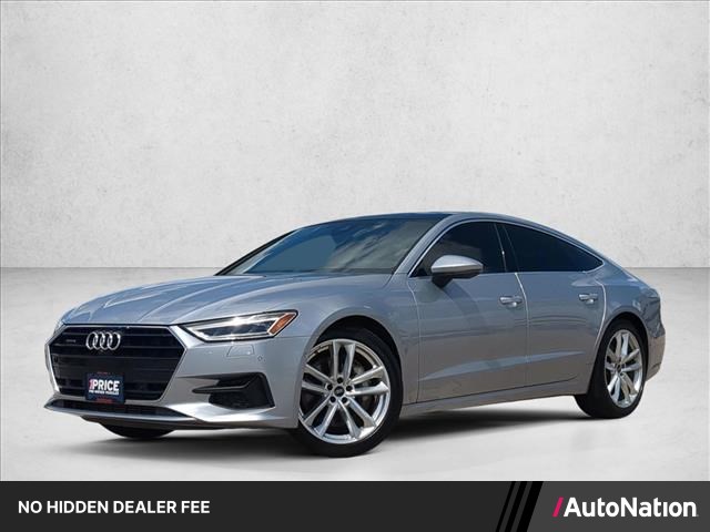 Florett Silver Metallic 2022 Audi A7 quattro Premium 55 TFSI AWD Sedan All-Wheel Drive Automatic