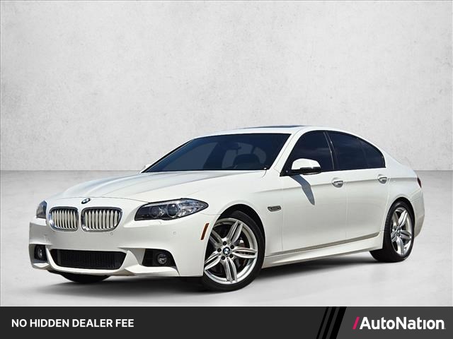 Alpine White 2014 BMW 5 Series Sedan Rear-Wheel Drive 8-Speed Automatic
