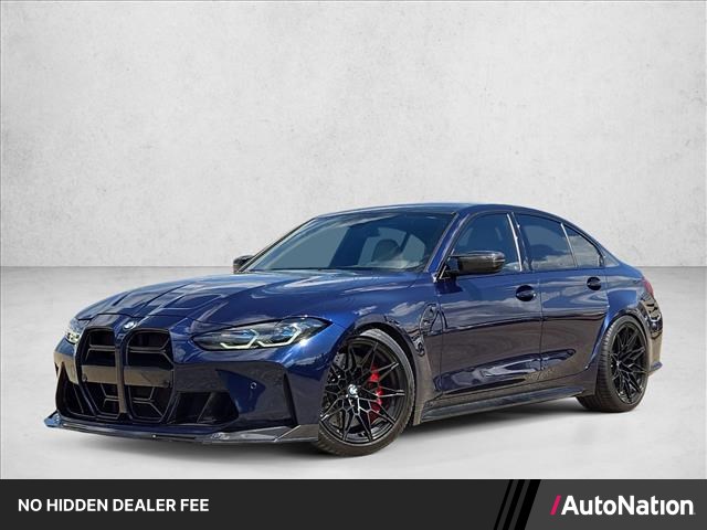 Tanzanite Blue Ii Metallic 2022 BMW M3 Sedan All-Wheel Drive Automatic