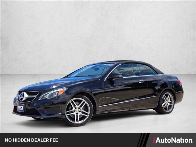 Obsidian Black Metallic 2015 Mercedes-Benz E-Class E 400 Cabriolet RWD Convertible Rear-Wheel Drive Automatic