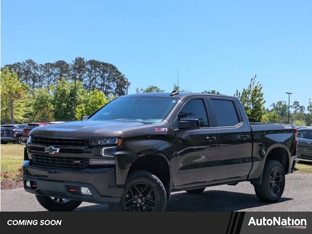 Oxford Brown Metallic 2021 Chevrolet Silverado 1500 LT Trail Boss Crew Cab 4WD Pickup Truck Four-Wheel Drive Automatic