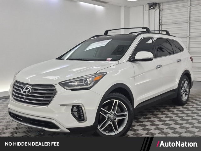 Monaco White 2018 Hyundai Santa Fe SUV / Crossover Front-Wheel Drive Automatic