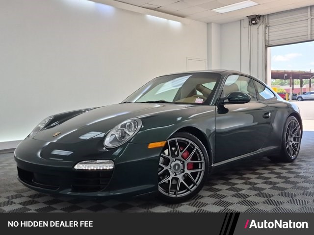 Green 2009 Porsche 911 Coupe Rear-Wheel Drive 6-Speed Manual