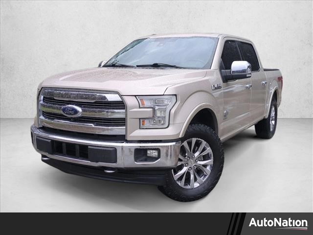 White Gold 2017 Ford F-150 King Ranch SuperCrew 4WD Pickup Truck Four-Wheel Drive Automatic