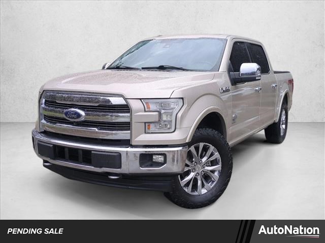 White Gold 2017 Ford F-150 King Ranch SuperCrew 4WD Pickup Truck Four-Wheel Drive Automatic
