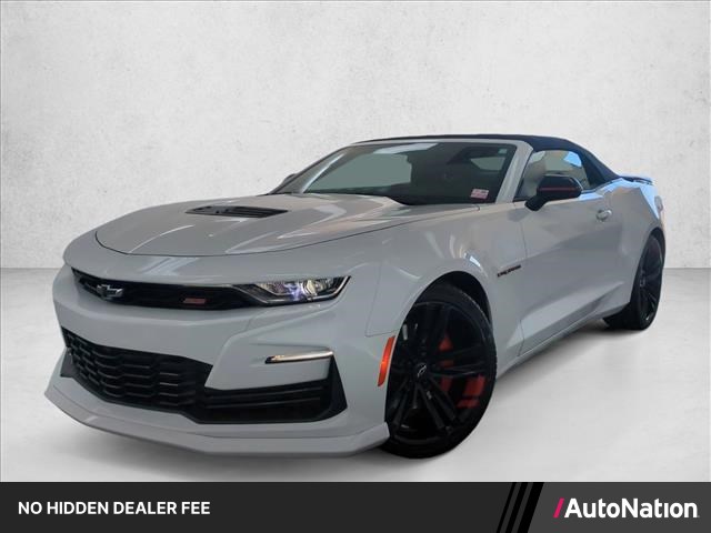 Summit White 2023 Chevrolet Camaro 1SS Convertible RWD Convertible Rear-Wheel Drive Automatic