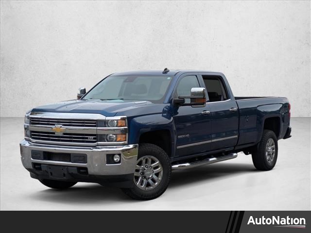 Deep Ocean Blue Metallic 2016 Chevrolet Silverado 3500HD LTZ Crew Cab 4WD Pickup Truck Four-Wheel Drive 6-Speed Automatic