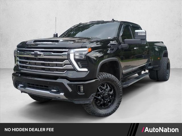 Black 2024 Chevrolet Silverado 3500HD Pickup Truck Four-Wheel Drive Automatic